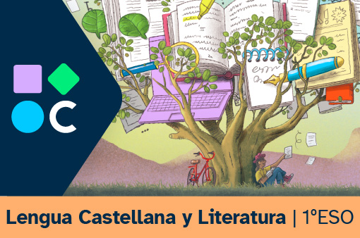 Imaxe da portada de Lingua Castelá e Literatura de 1º ESO