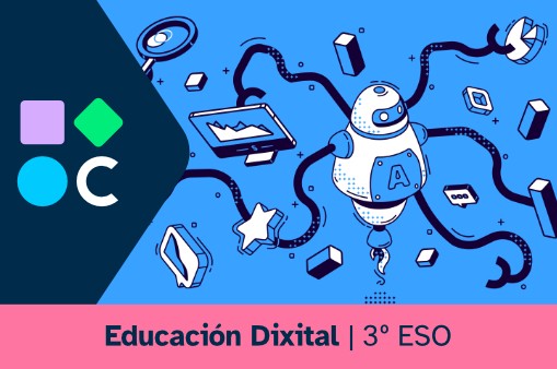 Imaxe da portada de Educación Dixital de 3ESO