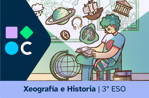 Imaxe da portada de Xeografía e Historia de 3ºESO